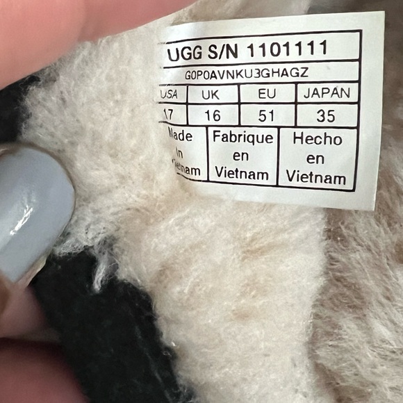 UGG Men’s Scuff Slippers Size 17 Black GUC - Picture 10 of 16